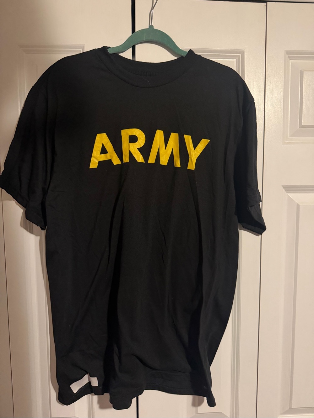 Official ARMY Graphic T-Shirt - Black with Yellow Lettering